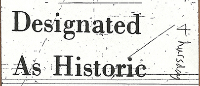 Orpheum Granted Historic Landmark Status Feb. 1979