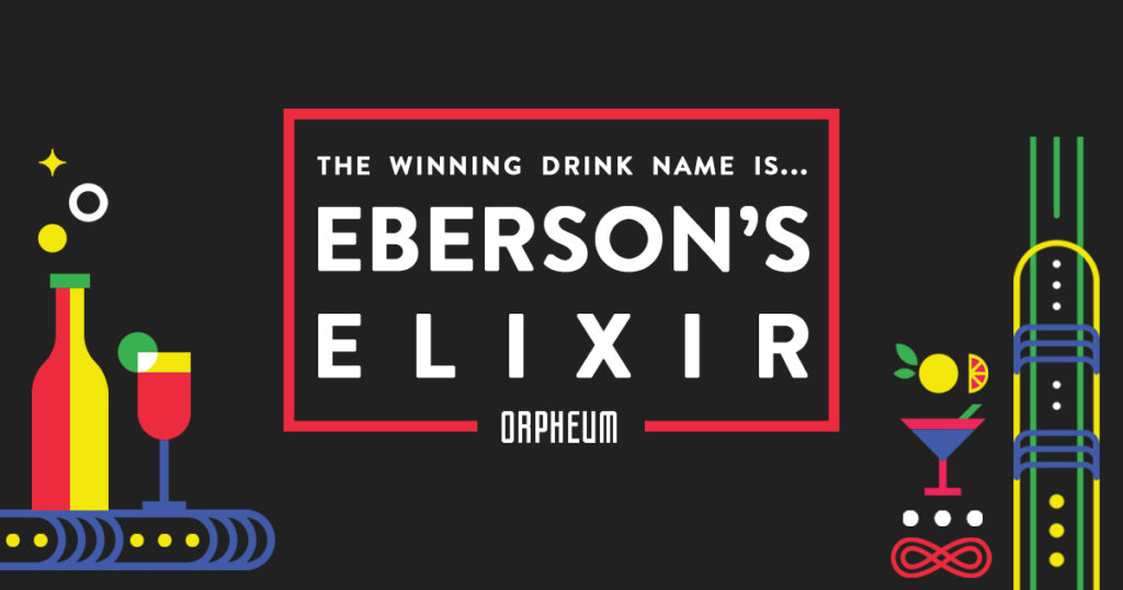 Signature Drink Eberson's Elixir Orpheum Theatre Theater Wichita KS